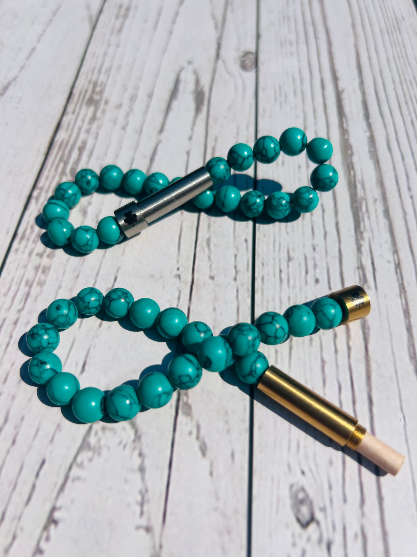 Green Turquoise Sentiment Bracelet